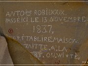 Robidoux Inscription